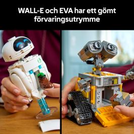 LEGO 43279 Disney Pixar WALL-E et EVE Set de Construction DIY pour Adultes Cadeau