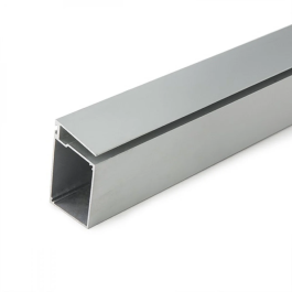 Profilé Aluminium pour Bande LED Étagère Cristal Épaisseur 8mm - Logement Transformateur x 2M