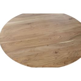 Table de Salle à Manger Home ESPRIT Métal Acacia 130 x 130 x 76 cm