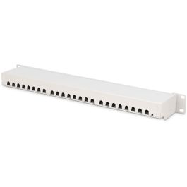 DIGITUS Patchpanel 1HE 24-Port Cat6a geschirmt lichtgrau