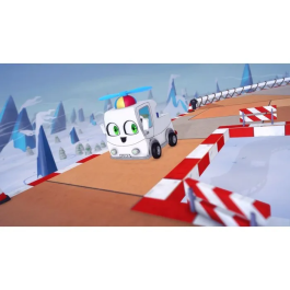 Just For Games Make Way - Jeu vidéo PS5 pour console PlayStation 5 | Jeu de course, construction de circuits, multijoueur fun et accessible