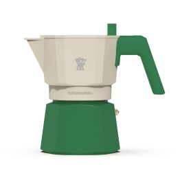 Pezzetti FUTUREXPRESS Cafetière Italienne Aluminium 3 Tasses Verte PEZ8000743003025