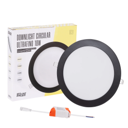 BX3 LIGHT Plaque LED circulaire 18W, 1380 Lumen, Blanc froid 6000K, Empotrable/surface, 40000H [BX3-GP-LZ-3-B-CW]