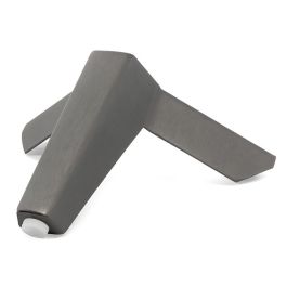 Q&Q Patte Métallique Vector H120 Finition Plomb 120mm