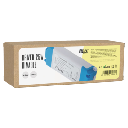 BX3 LIGHT Driver LED CM-24VADDR 24W, régulation DALI, sortie 50-76V DC 300 mA, classe II, source de courant constant pour éclairage LED professionnel