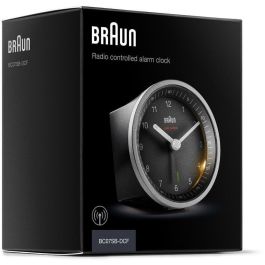 Braun BC 07 SB-DCF Funkwecker silber-schwarz