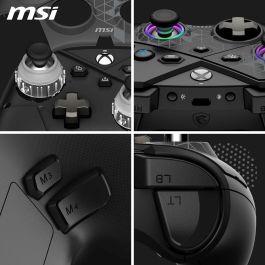 MSI S10-43G0130-C54 Manette de jeu sans fil et filaire pour Android, PC, Xbox One S, Xbox One X, Xbox Series S, Xbox Series X, USB 2.0
