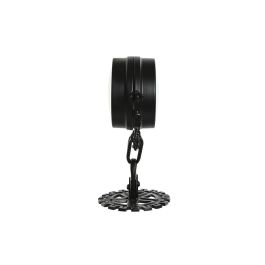 Horloge de table Home ESPRIT Noir Argenté