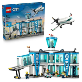 LEGO City 60502 L'Aéroport et l'Avion - Jeu de Construction pour Enfants dès 8 ans avec 9 Minifigurines Precio: 127.476. SKU: B12ZJLGP4D