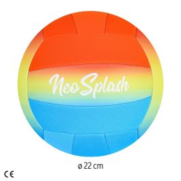 Ballon de Volleyball Aktive Neo Splash Multicouleur Néoprène (24 Unités)