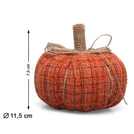 Calabaza en Tissu Décorative Orange 11.5x7.5 cm Avec Noeud de Corde pour Décoration Automne et Halloween - Rustique Precio: 3.42. SKU: B12Z6HQXD3