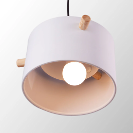Lampe Suspendue Averie SKD-P1013-OG Blanc, Vert Olive, Saumon, Turquoise