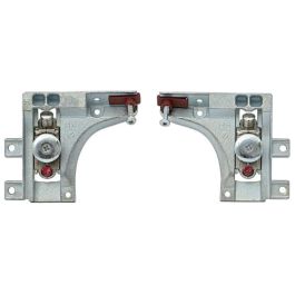 ITALIANA FERRAMENTA Colgador Derecho e Izquierdo Libra H6, 240kg, Antidescolgamiento, para Muebles Pesados Suspendidos