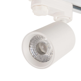 Foco de Carril 10W COB Réglable Flicker Free Blanc Chaud 2700K [1916-TL-10W-T-WW]