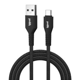 Câble USB A vers USB-C iggual IGG319888 Noir