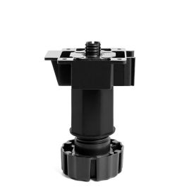 JUYPAL Pied de Meuble de Cuisine Réglable Modèle Octo Extension 80-110 mm Noir (Set de 4)