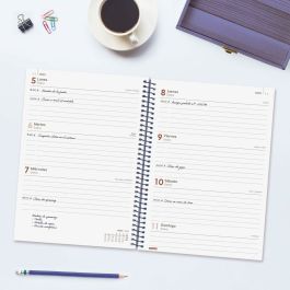 Agenda Finocam YEAR Bleu A5 15,5 x 21,2 cm 2026