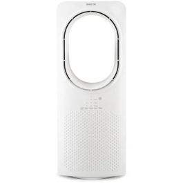 Sencor SFT 2404WH - Ventilateur tour sans pales, 3 vitesses, oscillation 50 degres, telecommande, 50 W, 55 dB, 32 * 32 * 62 cm