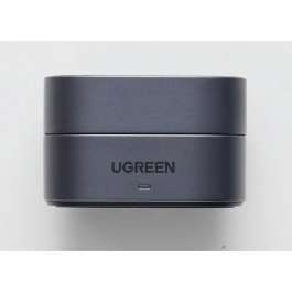 Ugreen Station de Charge 2-en-1 MagSafe 15W, Chargeur Sans Fil Rapide Compatible iPhone, pour Bureau et Table de Chevet, Design Compact et Élégant