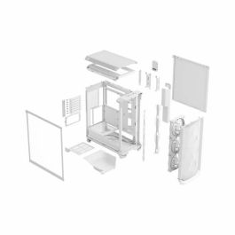 Boîtier ATX semi-tour Fractal Blanc