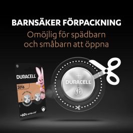 Pile bouton DURACELL DL2016 K2 3 V (10 Unités)