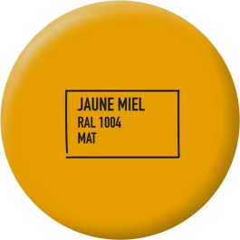 Ripolin - Peinture Multi-Supports Jaune Miel RAL 1004 Mat, 2 Litres - Bois, Fer, Béton, PVC, Résiste aux UV et Intempéries