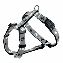 Harnais pour Chien Trixie Silver Reflect Noir Gris
