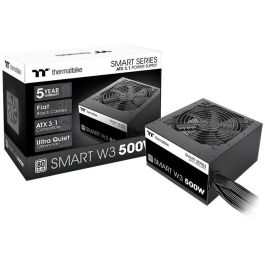 Thermaltake Alimentation Smart W3 500W, 80 Plus Blanc, Noir - Réf. PS-SPW-0500NNFAWE-1