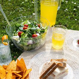 Ensaladera Poliestireno Viba Quid 25 cm (12 Unidades)