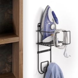 Emuca Porte-fer et planche à repasser, Acier, Gris anthracite