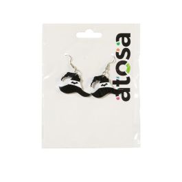 Boucles d'oreilles sorcière avec design magique pour Halloween - Accessoire de costume et déguisement