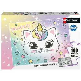 Nathan Puzzle 100 pièces pour enfants dès 6 ans - Chaton arc-en-ciel - Carton épais résistant avec trieur de pièces 3 compartiments - 12004295 Precio: 34.008. SKU: B12YNMZX7K