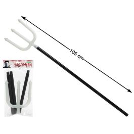 Tridente Halloween Blanc et Noir Grande Taille 105 cm Brillant dans le Noir pour Déguisement Démon et Créatures Infernales Precio: 10.95. SKU: B1GX4F2PM2