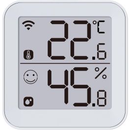 Thermometre et Hygrometre - KONYKS - Termo 2 - Intérieur - Détecteur de température + humidité - Wifi - Grand écran - Blanc Precio: 38.4999996. SKU: B1K6YBLWPG