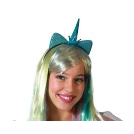 Diadema couronne bandeau de tête licorne bleue avec corne et oreilles étincelantes magique pour costume fête princesse Precio: 10.5. SKU: B179TEYGA3