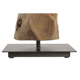 Lampe de bureau Home ESPRIT Noir Beige Naturel 50 W 220 V