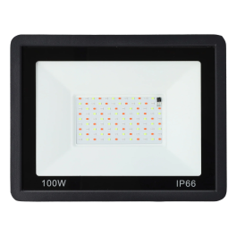 Projecteur LED RGBW 100W avec Télécommande pour Extérieur