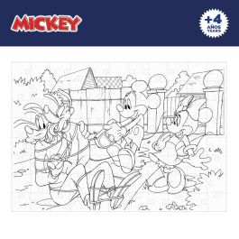 Puzzle Enfant Mickey Mouse Double face 108 Pièces 70 x 1,5 x 50 cm (6 Unités)