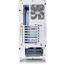 Thermaltake Divider 300 TG Snow ARGB - Boîtier PC Midi-Tower Blanc avec Vitre Trempée, Éclairage ARGB, Compatible ATX