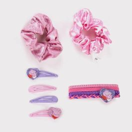 Accessoires pour les Cheveux Peppa Pig Rose 10 Pièces
