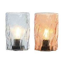 Décoration lumineuse Home ESPRIT Verre Urbaine 10 x 10 x 16 cm (2 Unités)