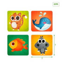 Jeu Memory Lisciani Giochi Puzzle Enfant Tactile 24 Pièces