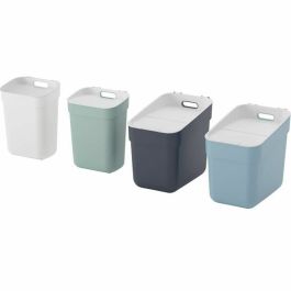 Curver Lot de 4 Poubelles - 2 x 10 L + 2 x 20 L - Blanc/Vert/Bleu/Gris Precio: 56.4999996. SKU: B124AK5DAS