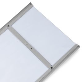 Emuca miroir extractible pour l'intérieur de l'armoire, Peint en aluminium, Acier et Plastique et Verre.