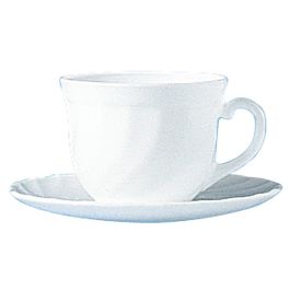 Plato Taza Opal Trianon Arcoroc 16 cm