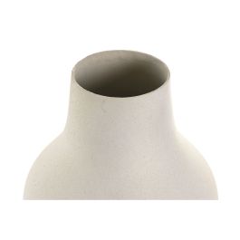 Vase Home ESPRIT Blanc Doré Aluminium Moderne 15 x 15 x 52 cm