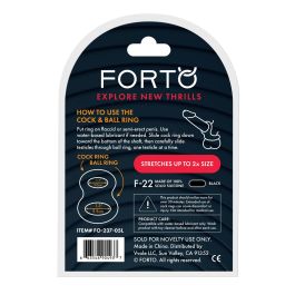 Anneau Pénis Forto Noir L