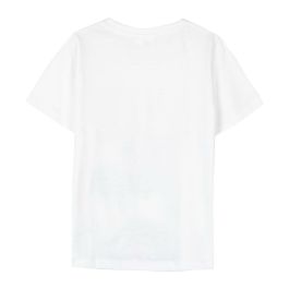 T shirt à manches courtes Enfant Minnie Mouse Blanc