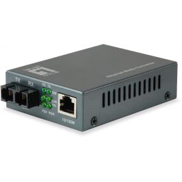 Level One FVT-1101 Convertisseur 10/100TX vers 100FX 2km Fast Ethernet 10/100 Mbit/s