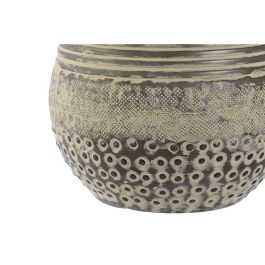 Vase Home ESPRIT Vert Aluminium 18 x 18 x 30 cm